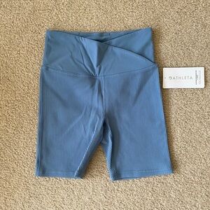Athleta Elation Crossover Rib Shorts